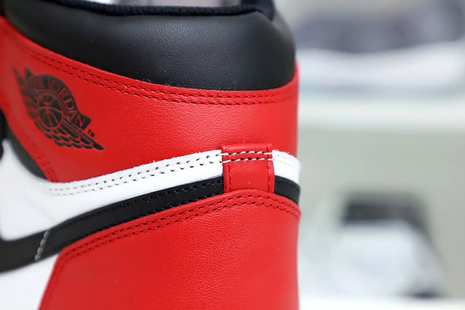 1 Air Jordan Retro Toe Kimikick (2016) Black 0717